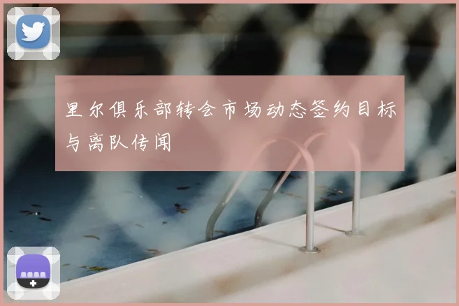 里尔俱乐部转会市场动态签约目标与离队传闻